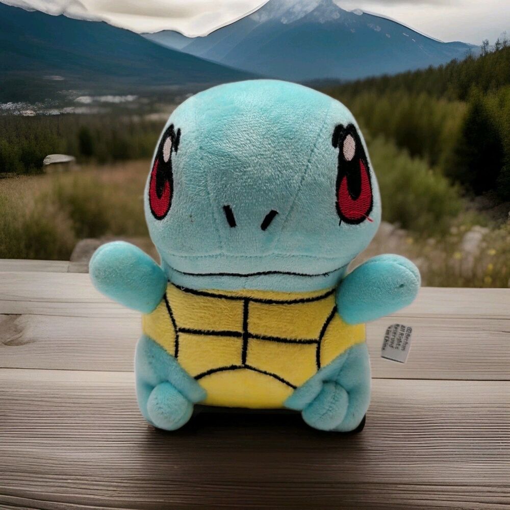 Pokémon Squirtle Plush Stuffed Animal Toy Nintendo Turtle 4" Anime Figure Doll